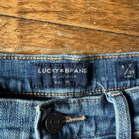 Lucky Brand 8/29 ankle easy rider straight leg jeans - Picture 2 of 3